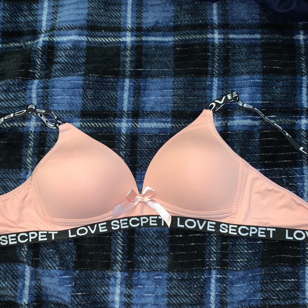 Letter tape bra